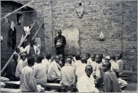 Minors attending a class in Kigali Central Prison, 1995