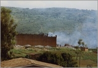 Piles of prisoners’ belongings thrown out in 1998 prison search, Kigali Central Prison