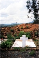 Genocide memorial at Nyange, Kibuye